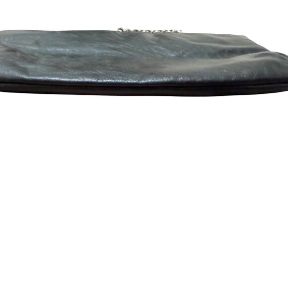 Biker Chick Skull Wristlet Edgy Pirate Bootie Crossbones VTG 80s Black Cute Goth - Picture 6 of 13